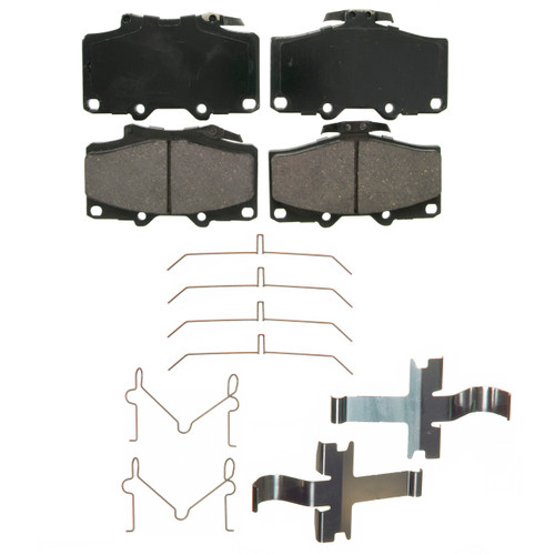 QuickStop Front Disc Brake Pad Set Ceramic | WAGZD611