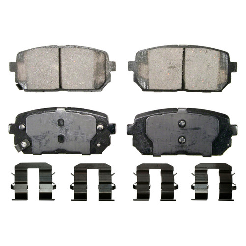 QuickStop Rear Disc Brake Pad Set Ceramic | WAGZD1296