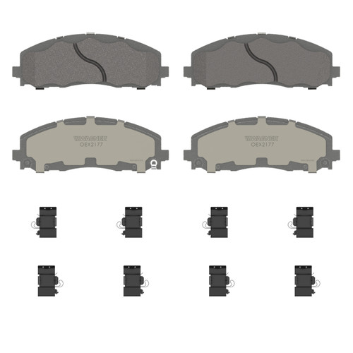 OEX Front Disc Brake Pad Set Premium Ceramic | WAGOEX2177