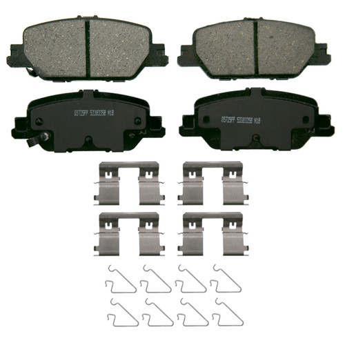 QuickStop Rear Disc Brake Pad Set Ceramic | WAGZD2037