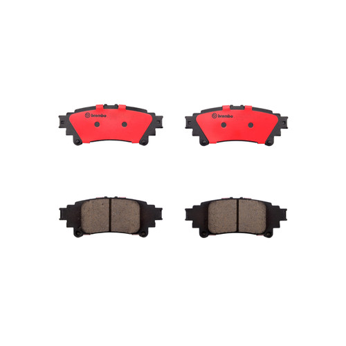 Premium NAO Ceramic OE Equivalent Rear Disc Brake Pad Set | BBBP83153N