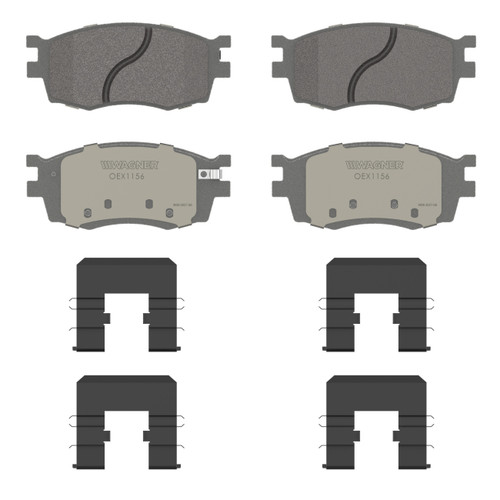 OEX Front Disc Brake Pad Set Premium Ceramic | WAGOEX1156