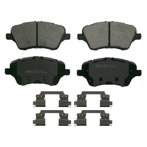 QuickStop Front Disc Brake Pad Set Semi-Metallic | WAGZX1730