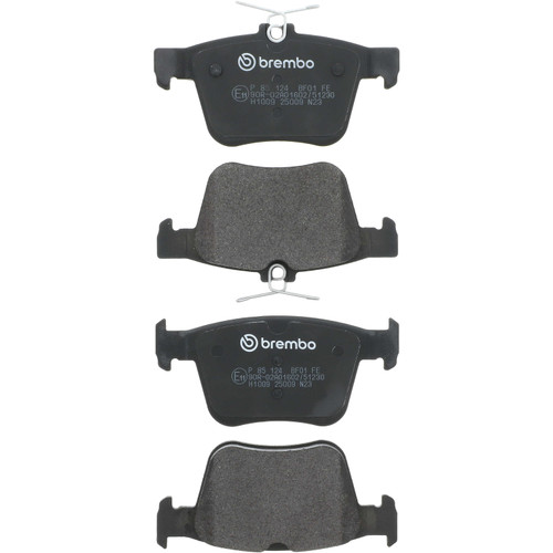 Premium Low-Met OE Equivalent Rear Disc Brake Pad Set | BBBP85124