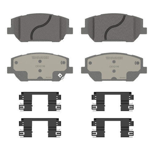 OEX Front Disc Brake Pad Set Premium Ceramic | WAGOEX2198