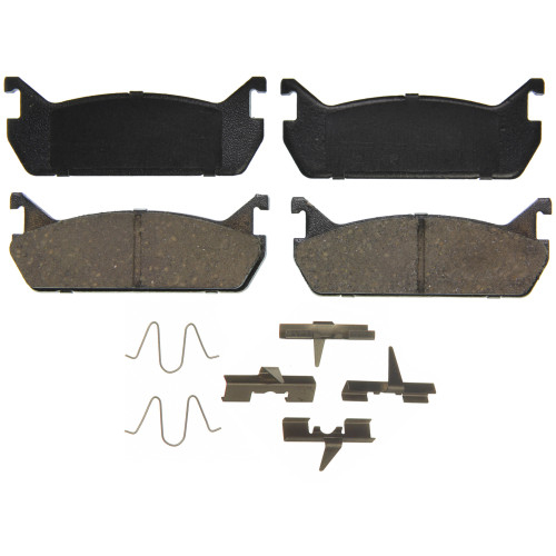 QuickStop Rear Disc Brake Pad Set Ceramic | WAGZD458