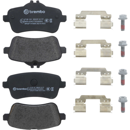 Premium Low-Met OE Equivalent Rear Disc Brake Pad Set | BBBP50101