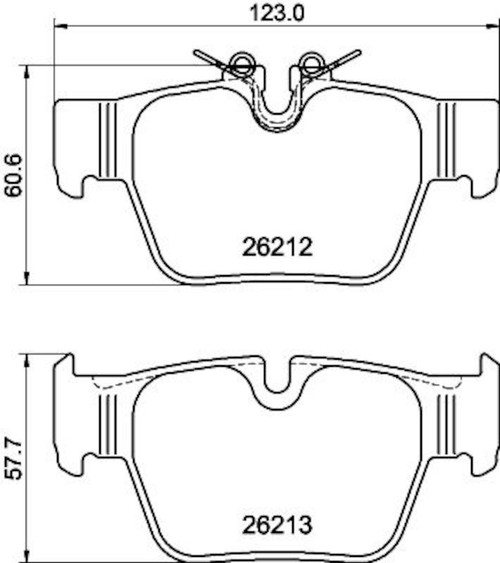 Disc Brake Pad Set | PGD355 040 581