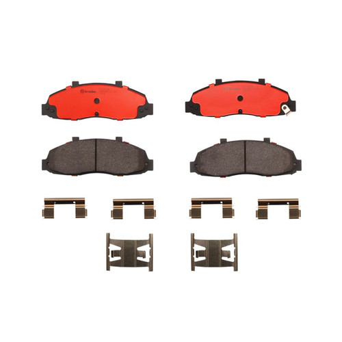 Premium NAO Ceramic OE Equivalent Front Brake Pad Set | BBBP24102N