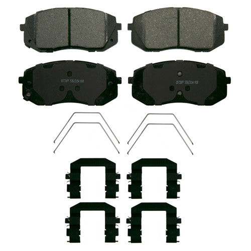 QuickStop Front Disc Brake Pad Set Ceramic | WAGZD1855