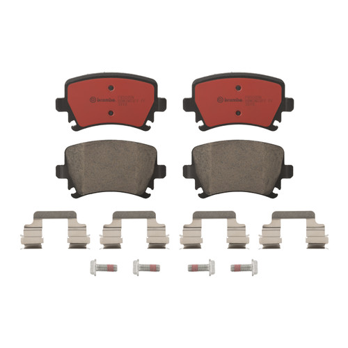 Premium NAO Ceramic OE Equivalent Rear Disc Brake Pad Set | BBBP85095N