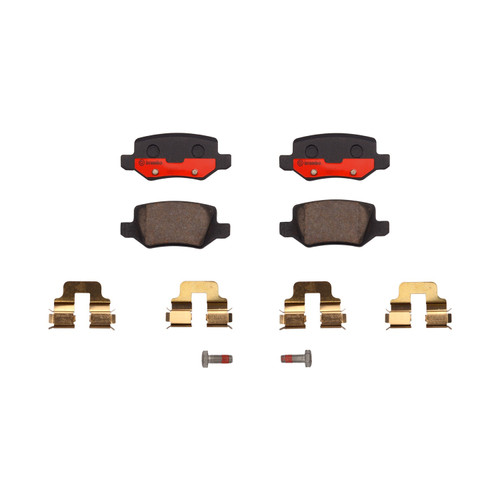 Premium NAO Ceramic OE Equivalent Rear Disc Brake Pad Set | BBBP50090N