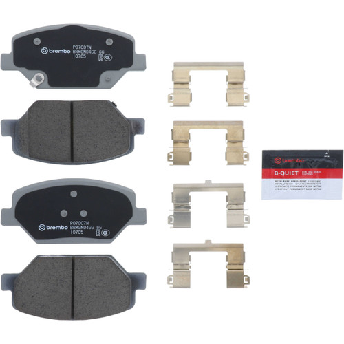 Premium NAO Ceramic OE Equivalent Front Brake Pad Set | BBBP07007N