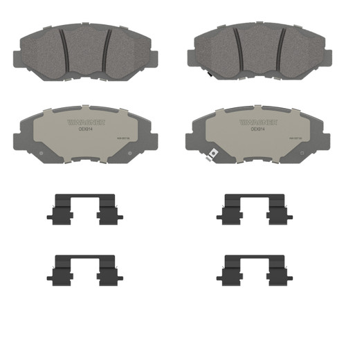 OEX Front Disc Brake Pad Set Premium Ceramic | WAGOEX914