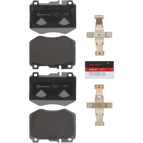 Premium NAO Ceramic OE Equivalent Front Brake Pad Set | BBBP50145N