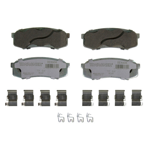 OEX Rear Disc Brake Pad Set Premium Ceramic | WAGOEX606