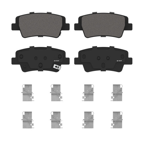 QuickStop Rear Disc Brake Pad Set Ceramic | WAGZD2395