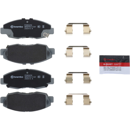 Premium NAO Ceramic OE Equivalent Front Brake Pad Set | BBBP28042N