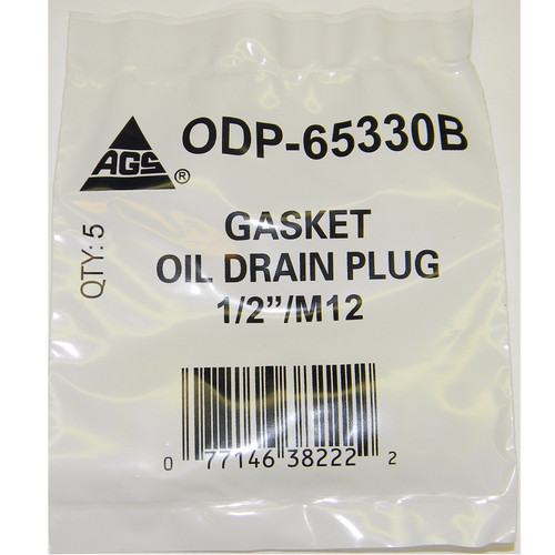 Engine Oil Drain Plug Gasket 1/2" ID | AGSODP-65330B