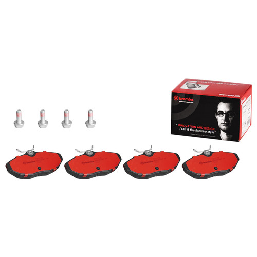 Premium NAO Ceramic OE Equivalent Rear Disc Brake Pad Set | BBBP36013N