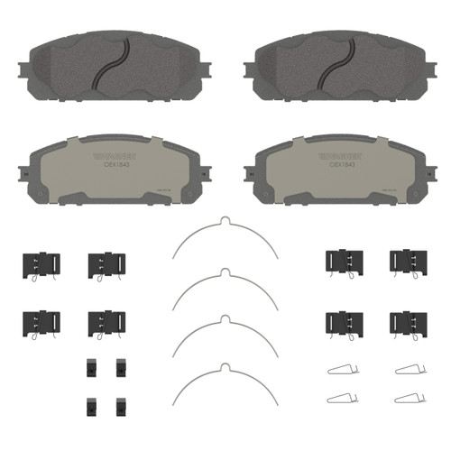 OEX Front Disc Brake Pad Set Premium Ceramic | WAGOEX1843