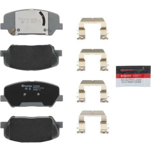 Premium NAO Ceramic OE Equivalent Front Brake Pad Set | BBBP30065N