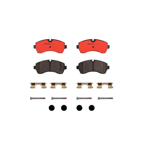 Premium NAO Ceramic OE Equivalent Front Brake Pad Set | BBBP50059N
