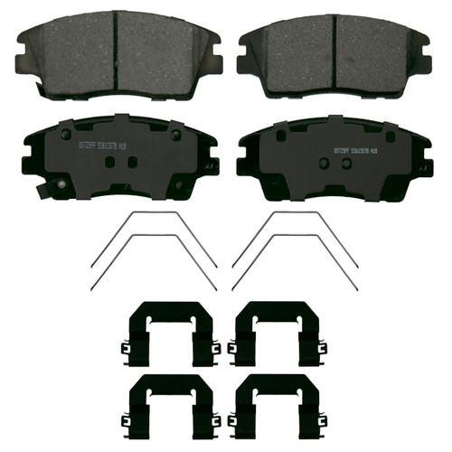 QuickStop Front Disc Brake Pad Set Ceramic | WAGZD1847