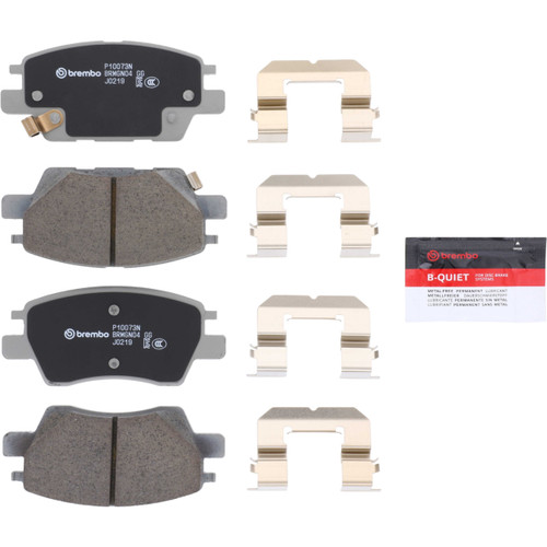 Premium NAO Ceramic OE Equivalent Front Brake Pad Set | BBBP10073N