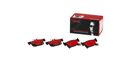 Premium NAO Ceramic OE Equivalent Rear Disc Brake Pad Set | BBBP07011N