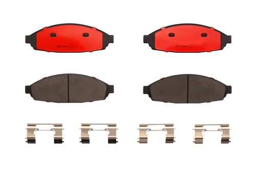 Premium NAO Ceramic OE Equivalent Front Brake Pad Set | BBBP24128N