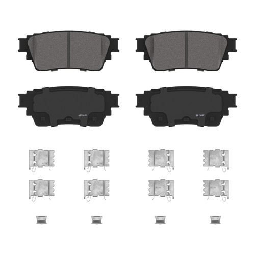 QuickStop Rear Disc Brake Pad Set Ceramic | WAGZD2200