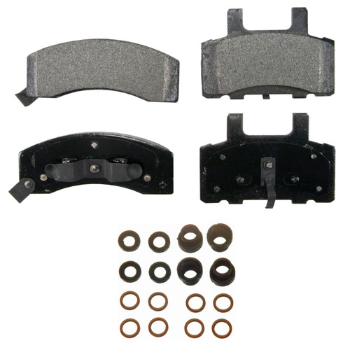 QuickStop Front Disc Brake Pad Set Semi-Metallic | WAGZX370