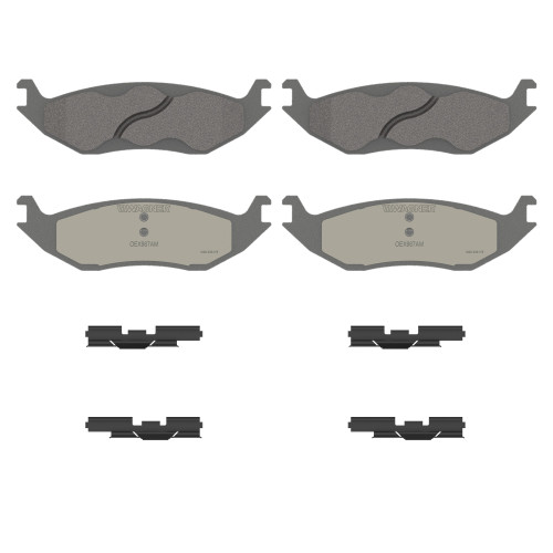OEX Rear Disc Brake Pad Set Premium Semi-Metallic | WAGOEX967AM
