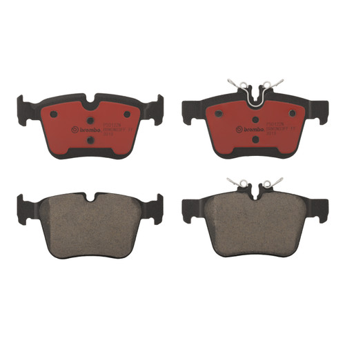 Premium NAO Ceramic OE Equivalent Rear Disc Brake Pad Set | BBBP50122N