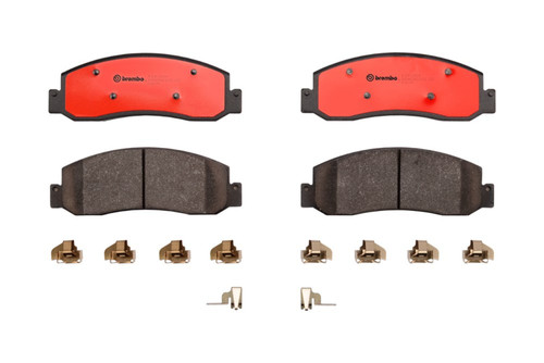 Premium NAO Ceramic OE Equivalent Front Brake Pad Set | BBBP24130N