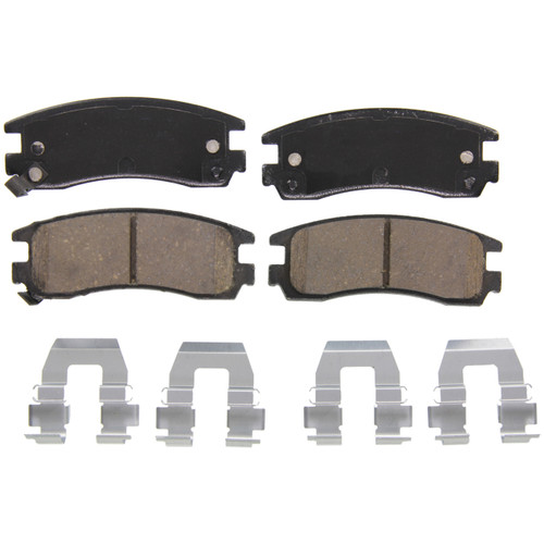 QuickStop Rear Disc Brake Pad Set Ceramic | WAGZD698