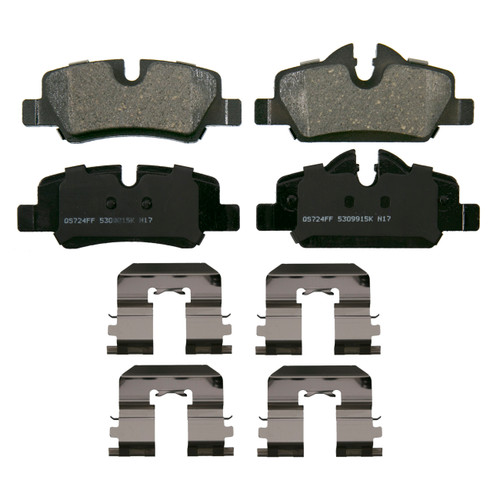 QuickStop Rear Disc Brake Pad Set Ceramic | WAGZD1800