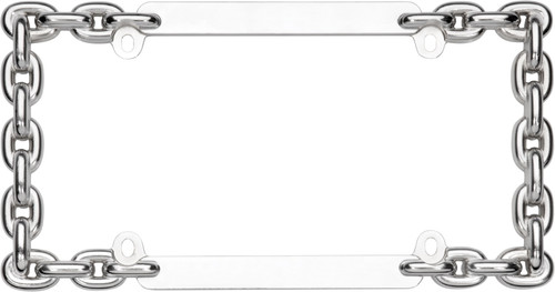 Chain License Plate Frame (Chrome) | CAC20530