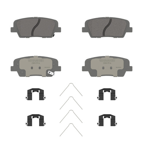 OEX Rear Disc Brake Pad Set Premium Ceramic | WAGOEX1916