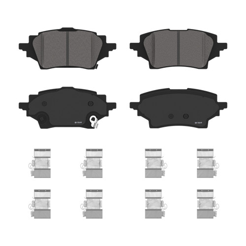 QuickStop Rear Disc Brake Pad Set Ceramic | WAGZD2202