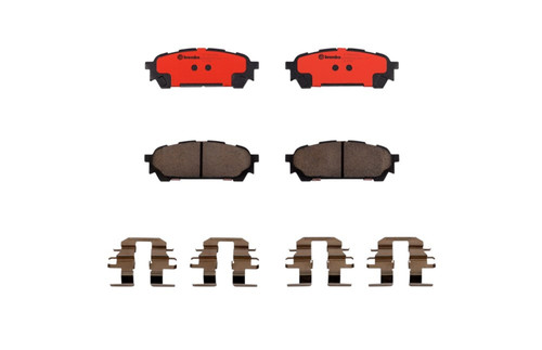 Premium NAO Ceramic OE Equivalent Rear Disc Brake Pad Set | BBBP78014N