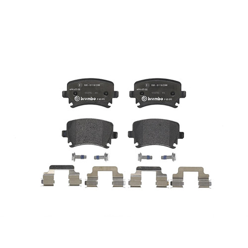 Premium Low-Met OE Equivalent Rear Disc Brake Pad Set | BBBP85095