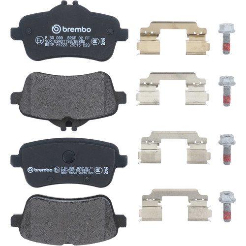Premium Low-Met OE Equivalent Rear Disc Brake Pad Set | BBBP50099