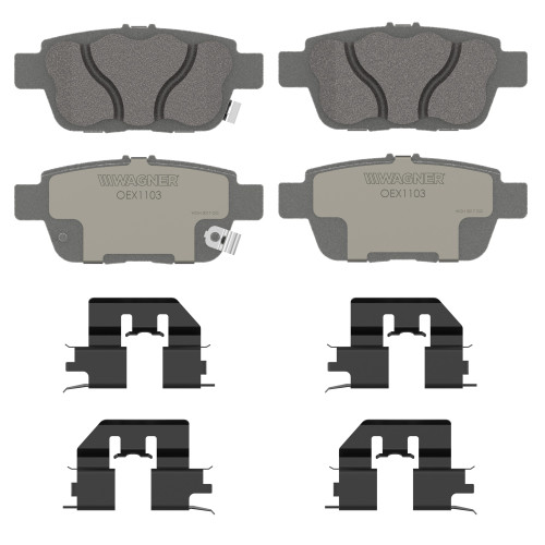 OEX Rear Disc Brake Pad Set Premium Ceramic | WAGOEX1103
