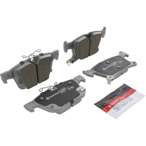 Premium NAO Ceramic OE Equivalent Rear Disc Brake Pad Set | BBBP11043N