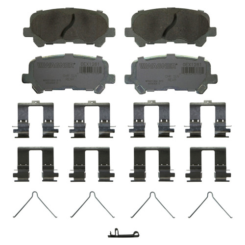 OEX Rear Disc Brake Pad Set Premium Ceramic | WAGOEX1281