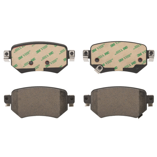 Premium NAO Ceramic OE Equivalent Rear Disc Brake Pad Set | BBBP49059N