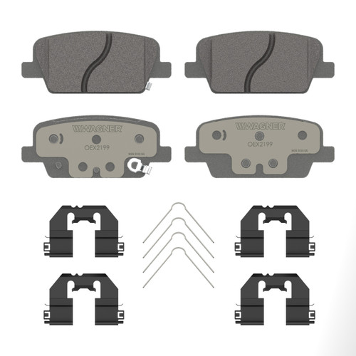 OEX Rear Disc Brake Pad Set Premium Semi-Metallic | WAGOEX2199