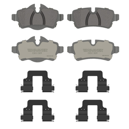 OEX Rear Disc Brake Pad Set Premium Semi-Metallic | WAGOEX1309